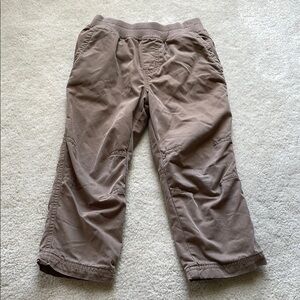 Tea Collection Jersey Lined Pants Brown Tan Size 3